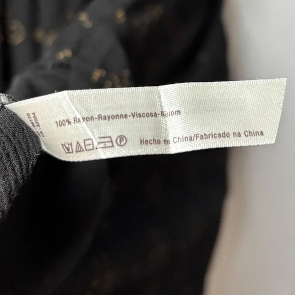 Free People Intimately Jolene Mini Slip Dress Black Geometric Print Sz Large - Picture 4 of 6